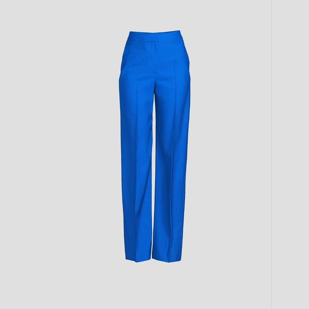 ALEXANDER MCQUEEN High-Waisted Wide-Leg Wool Trousers IT 40(6)